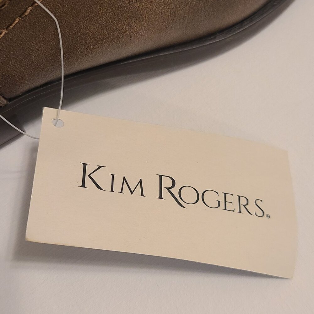 Kim Rogers Brown Knee-High Riding Boots 8.5M – Memory Foam Insole, Buckle Detail - Picture 9 of 11